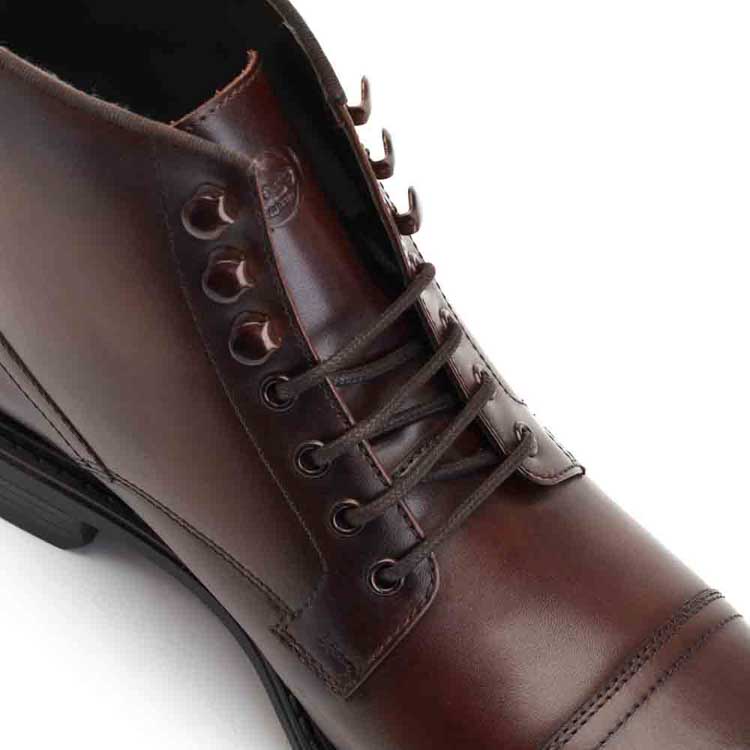 Men s Brown Leather Hemlock Grain Brogue Boots Base London Brown